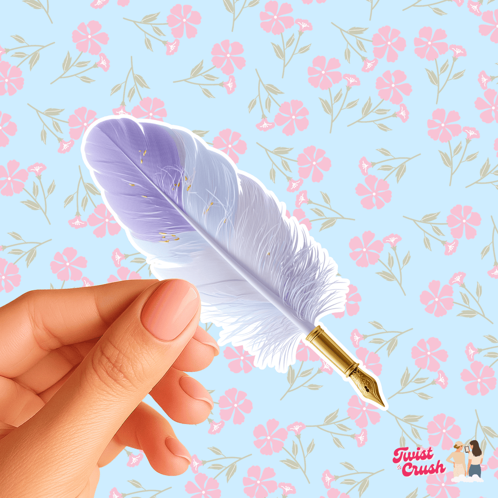 Stickers bookish - Plume d'écriture