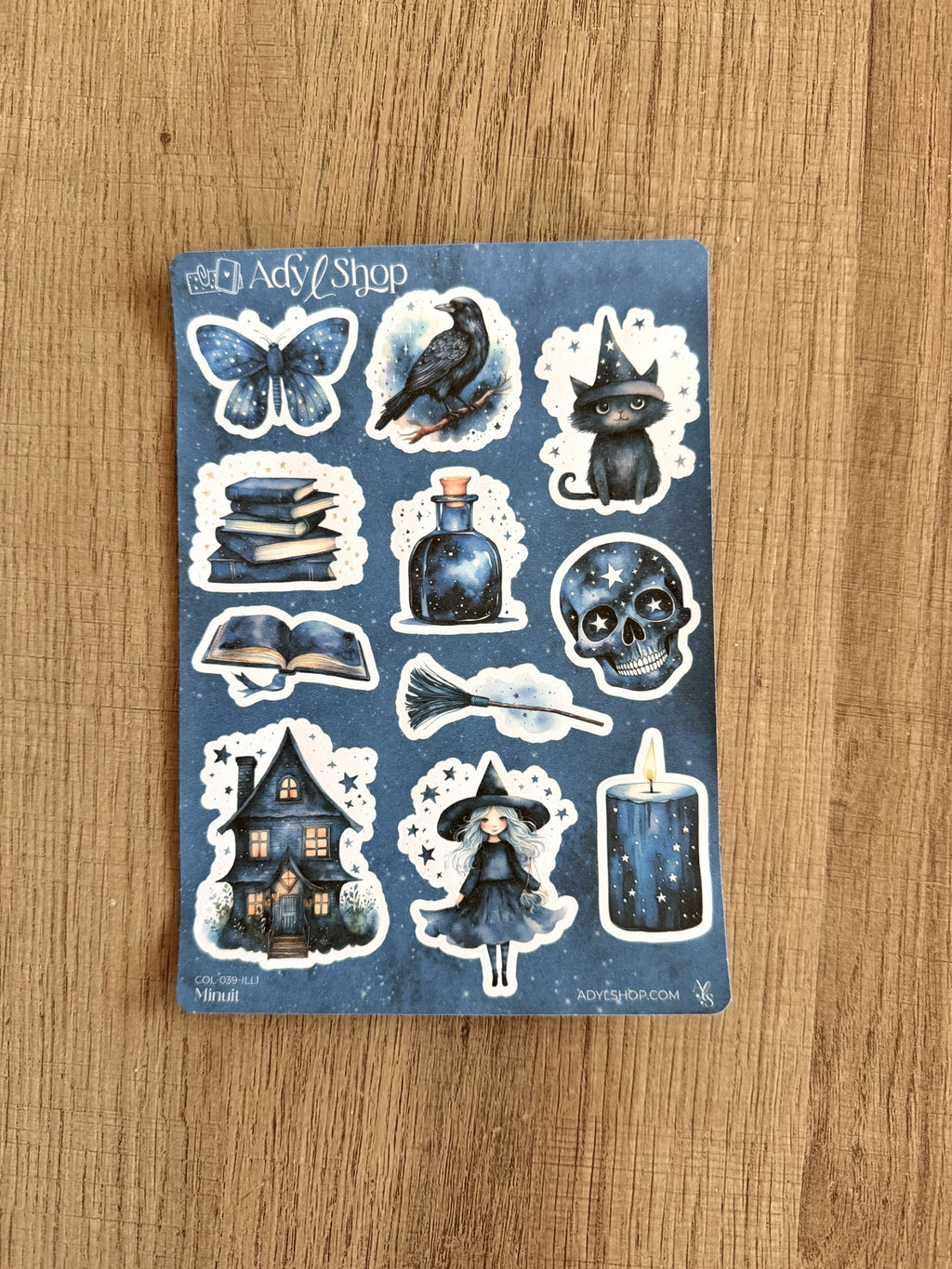 Lot de 5 planches de stickers - Halloween 🎃
