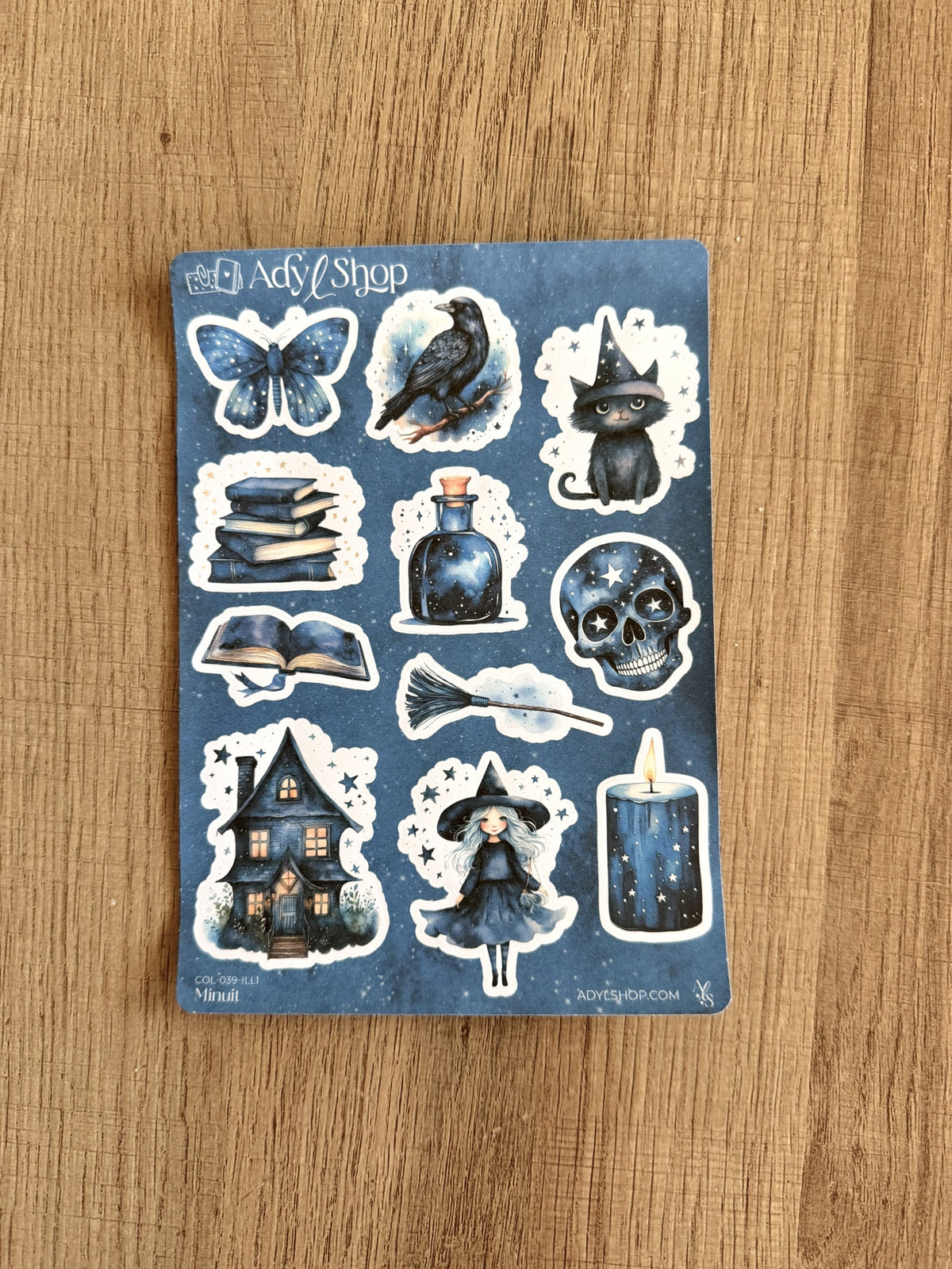 Lot de 5 planches de stickers - Halloween 🎃