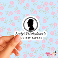 Stickers bookish - Lady Whistledown's