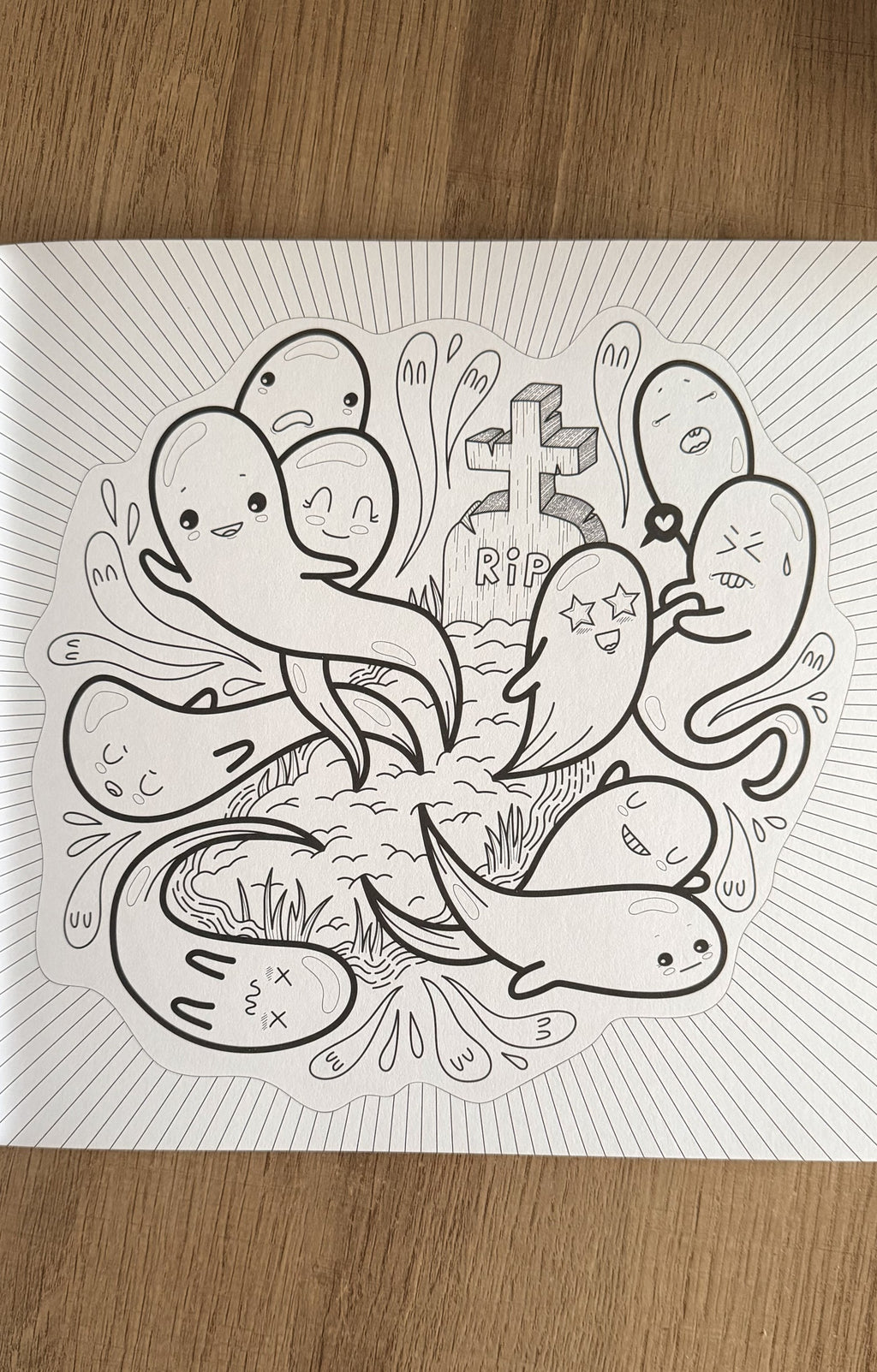 Livre de coloriage - Kawaï  Dark
