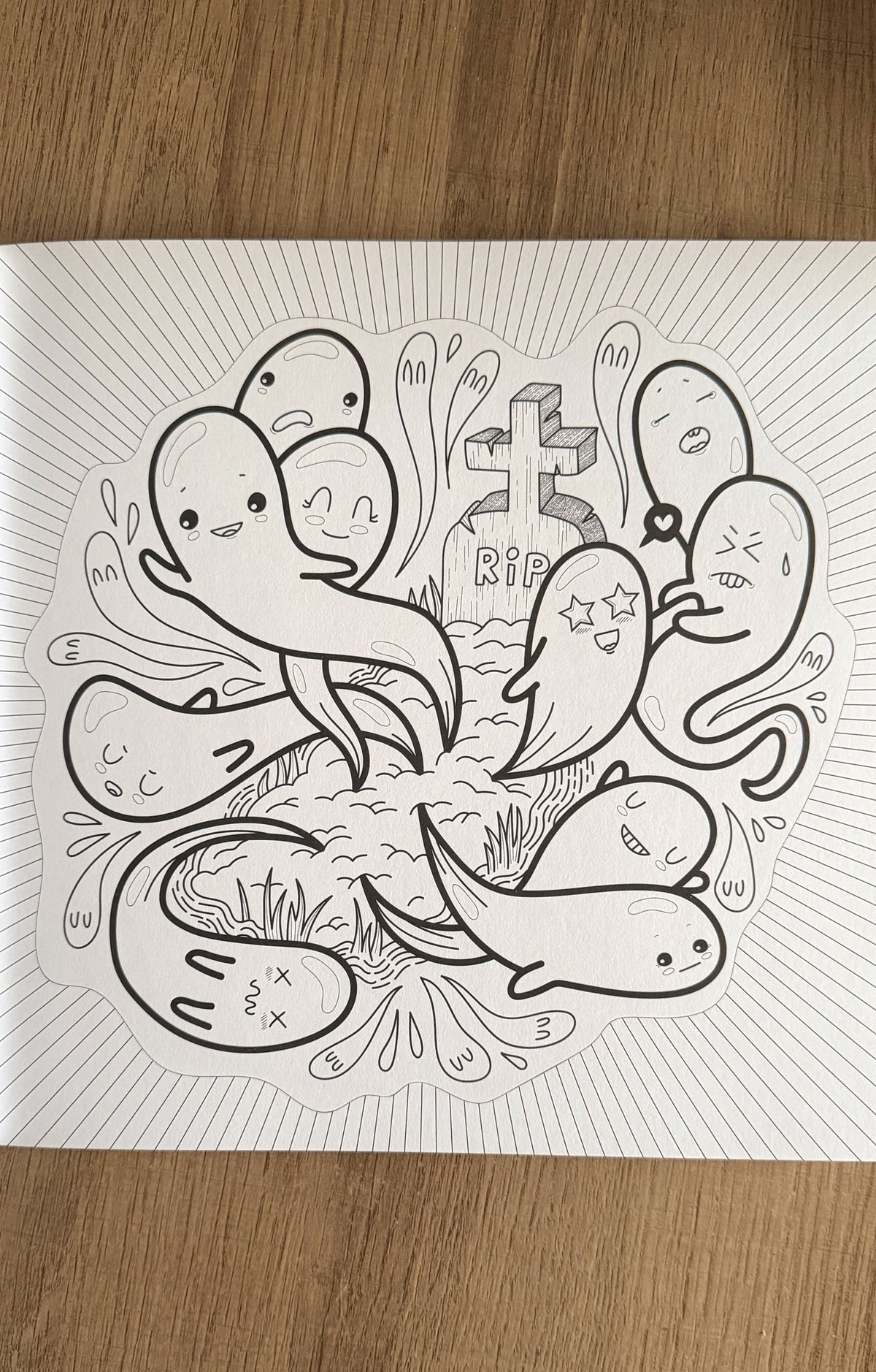 Livre de coloriage - Kawaï  Dark