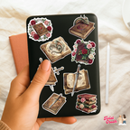 Stickers bookish - Livres Fleuris