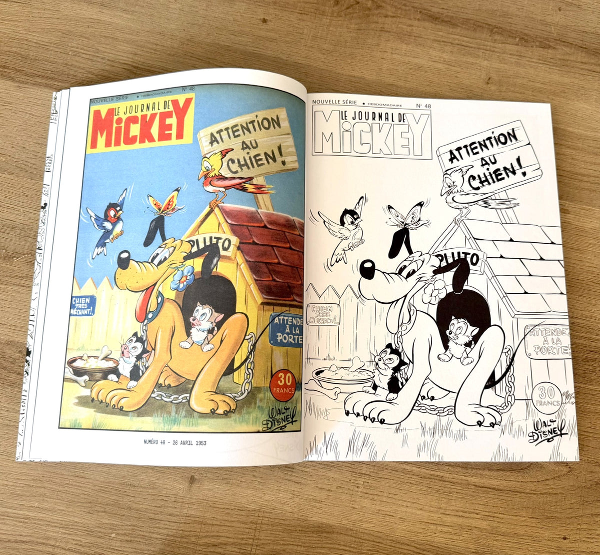 Livre de coloriage - Le journal de Mickey