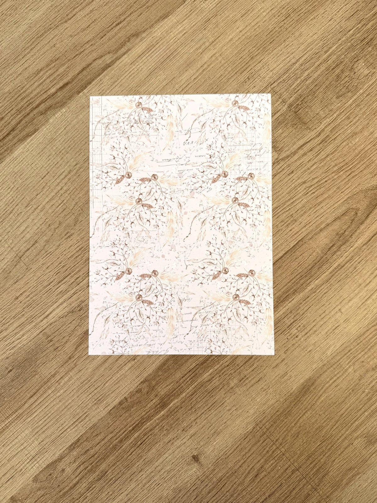 Papiers Scrapbooking - Rose poudré