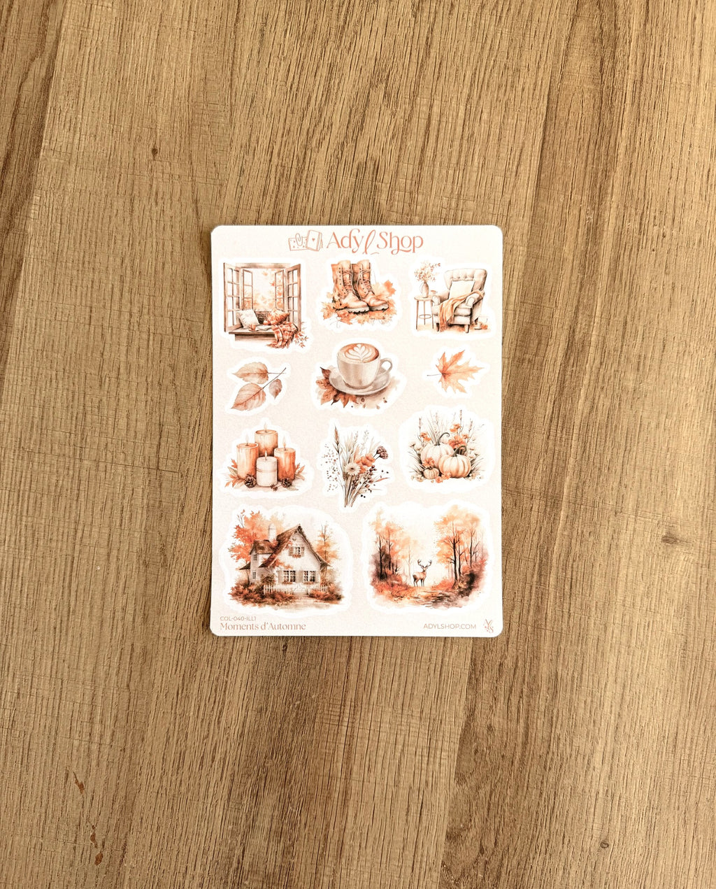 Lot de planches de stickers - Autumn Vibes 🍂