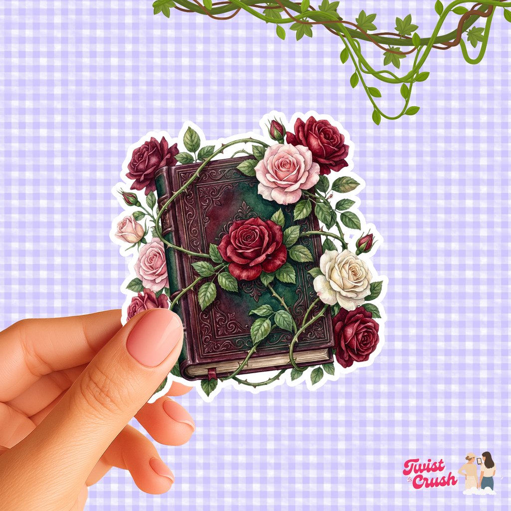 Stickers bookish - Livre Fleuri
