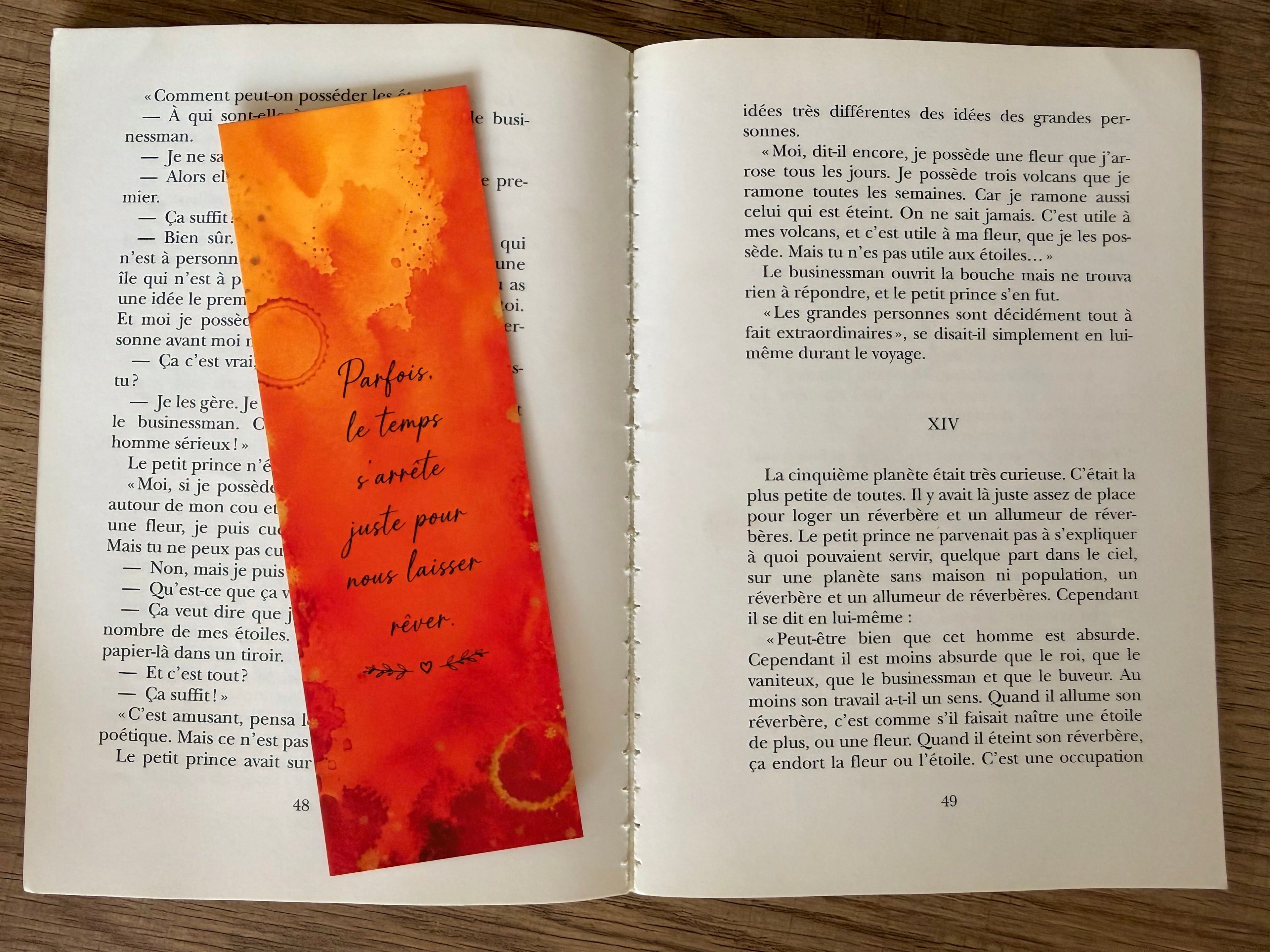 Marque-Page « Le Temps du Rêve »