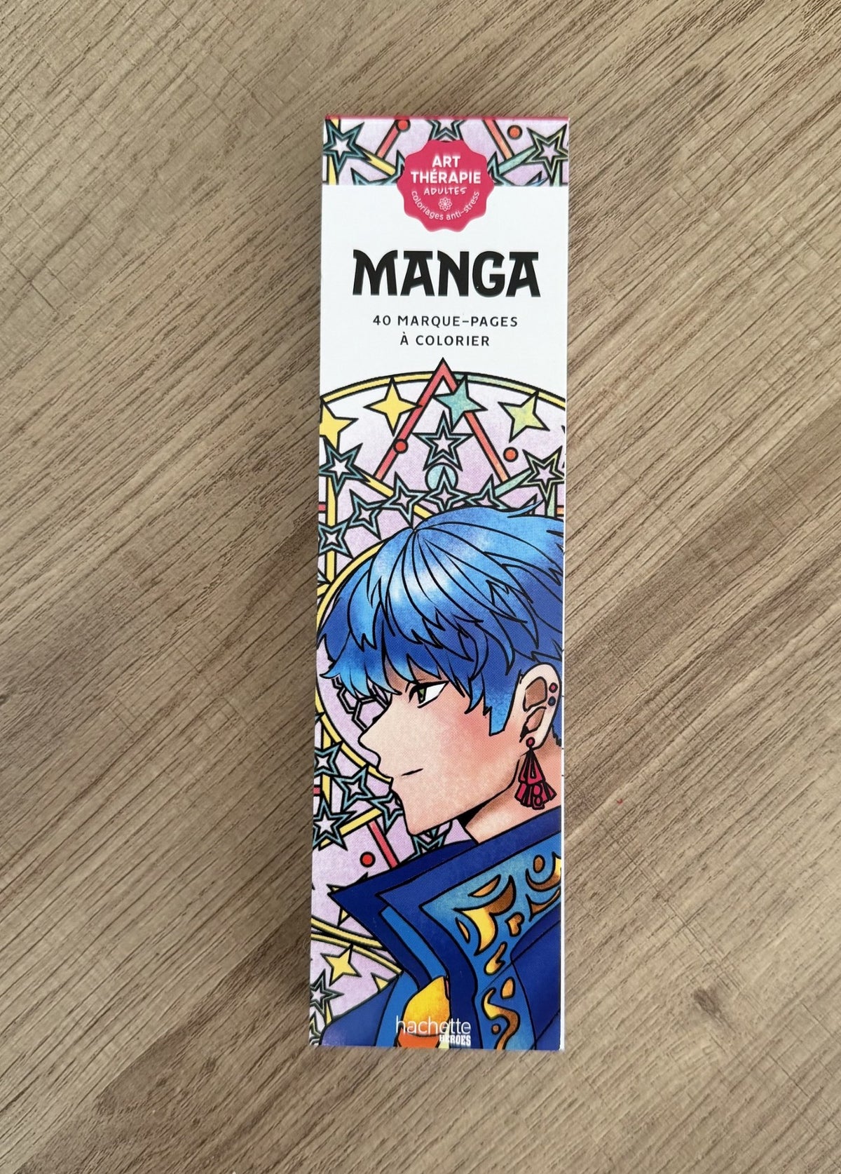Bloc de 40 marque-pages à colorier - Manga