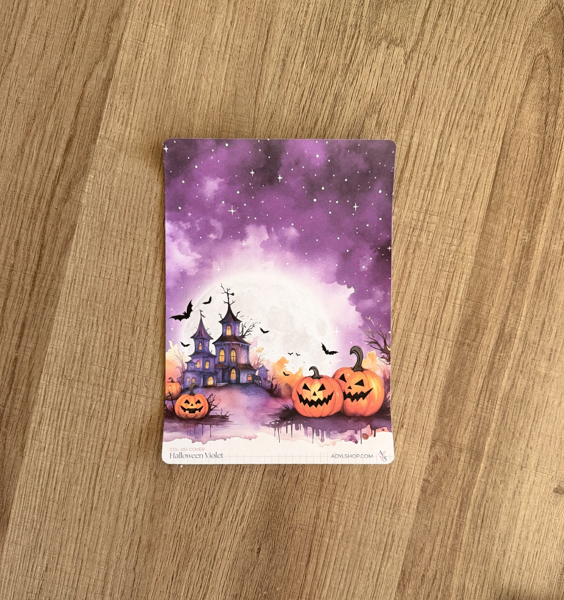 Lot de 3 fonds adhésifs - Journaling Halloween