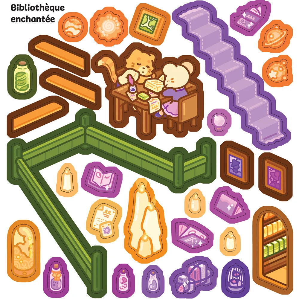 Cozy Stickers - Petits mondes magiques