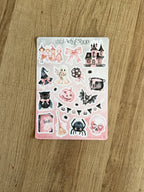 Lot de 5 planches de stickers - Halloween 🎃