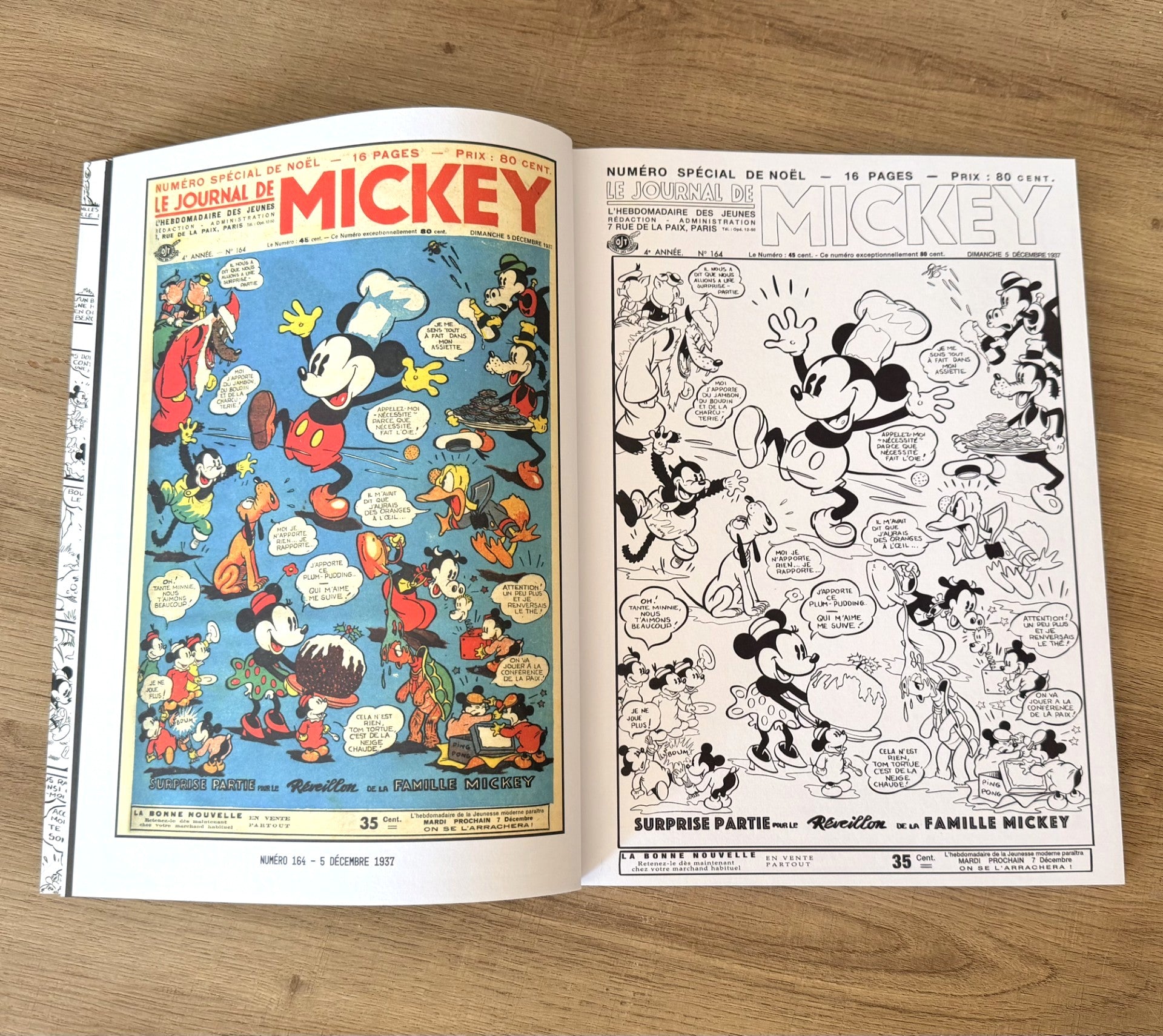 Livre de coloriage - Le journal de Mickey