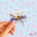 Stickers bookish - Lettre Cachetée