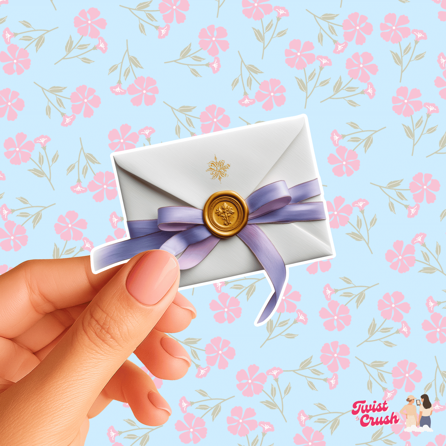 Stickers bookish - Lettre Cachetée