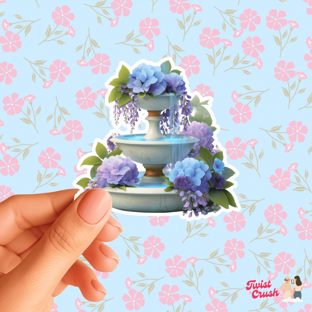 Stickers bookish book lover - Fontaine Fleurie