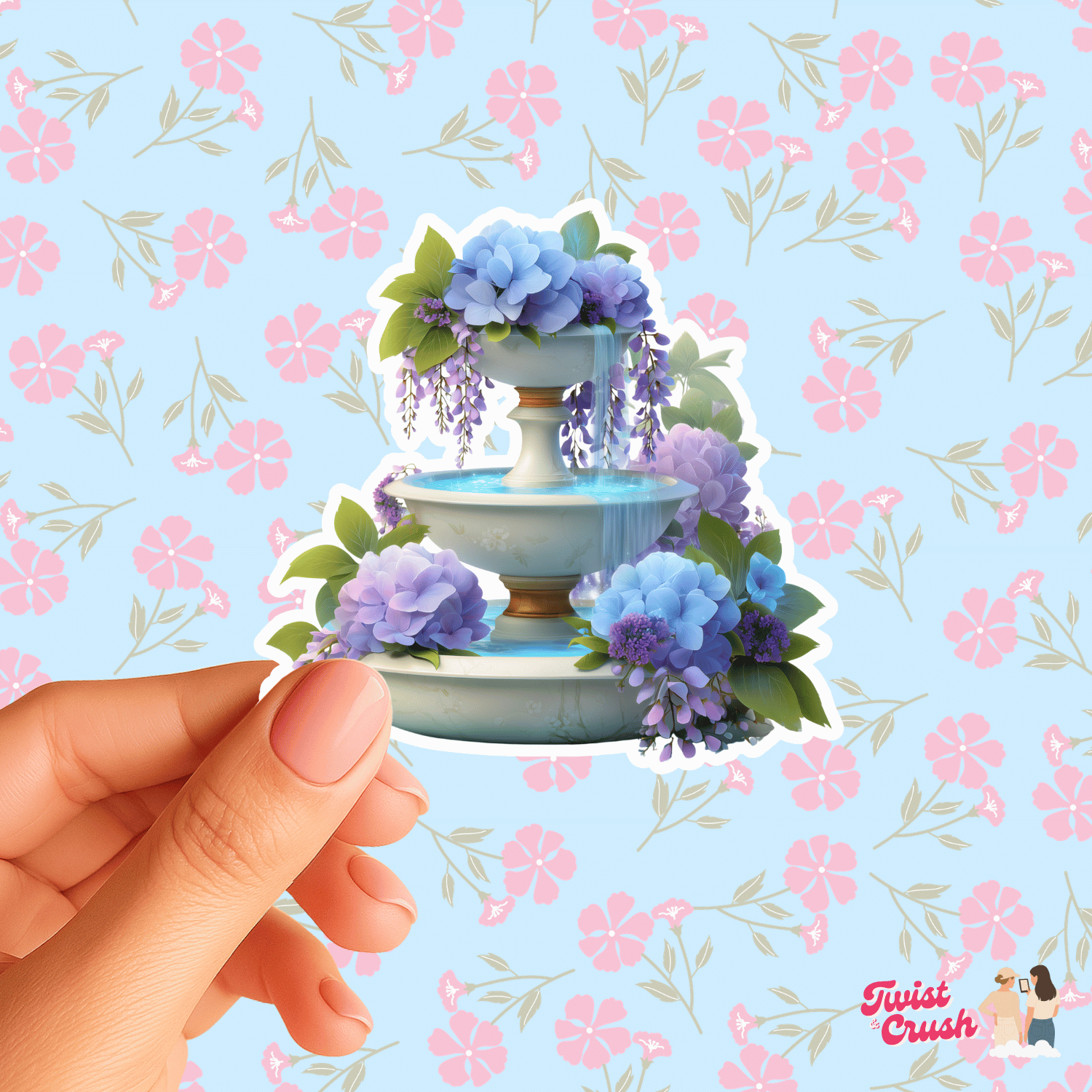 Stickers bookish book lover - Fontaine Fleurie