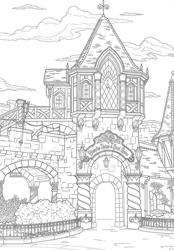 Disneyland Paris - Livre de coloriage Art Thérapie