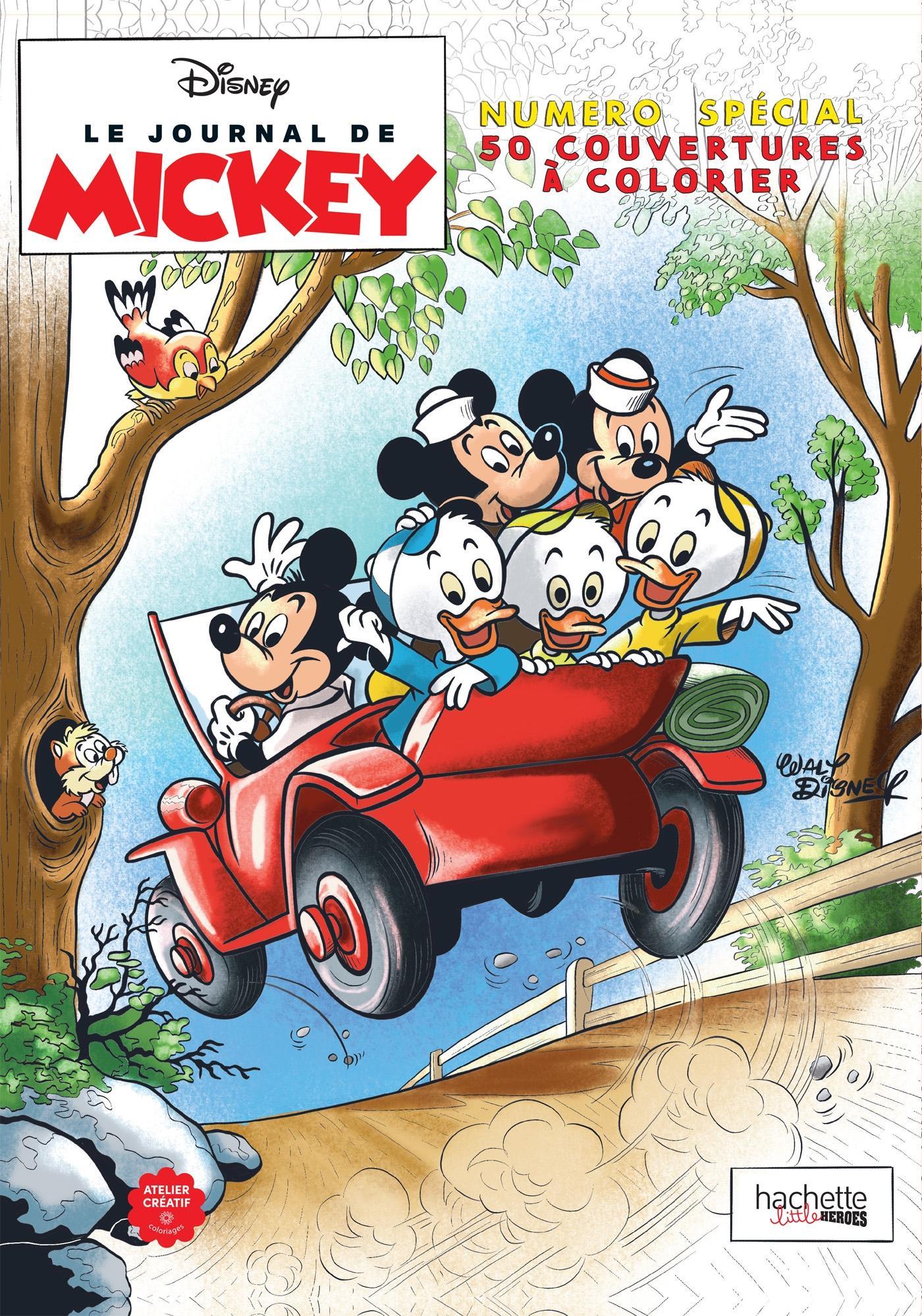 Livre de coloriage - Le journal de Mickey