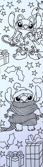 Bloc de 40 marque-pages à colorier - Stitch