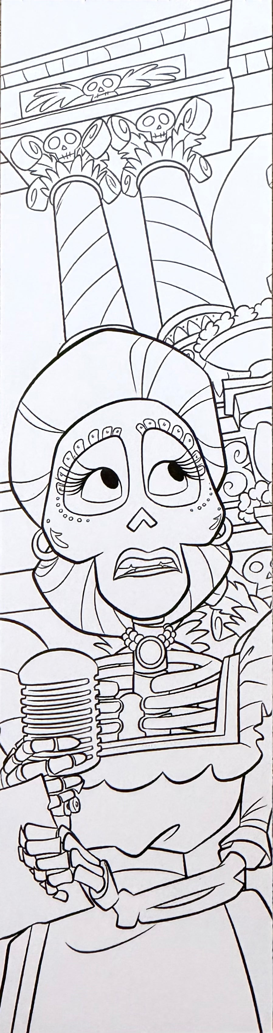 Bloc de 40 marque-pages à colorier - Pixar