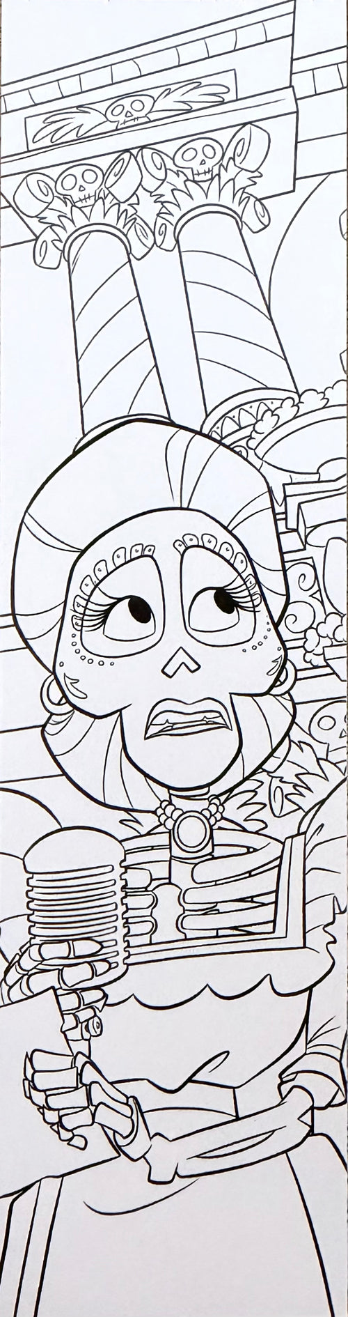Bloc de 40 marque-pages à colorier - Pixar
