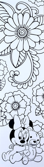 Bloc de 40 marque-pages à colorier - Babies