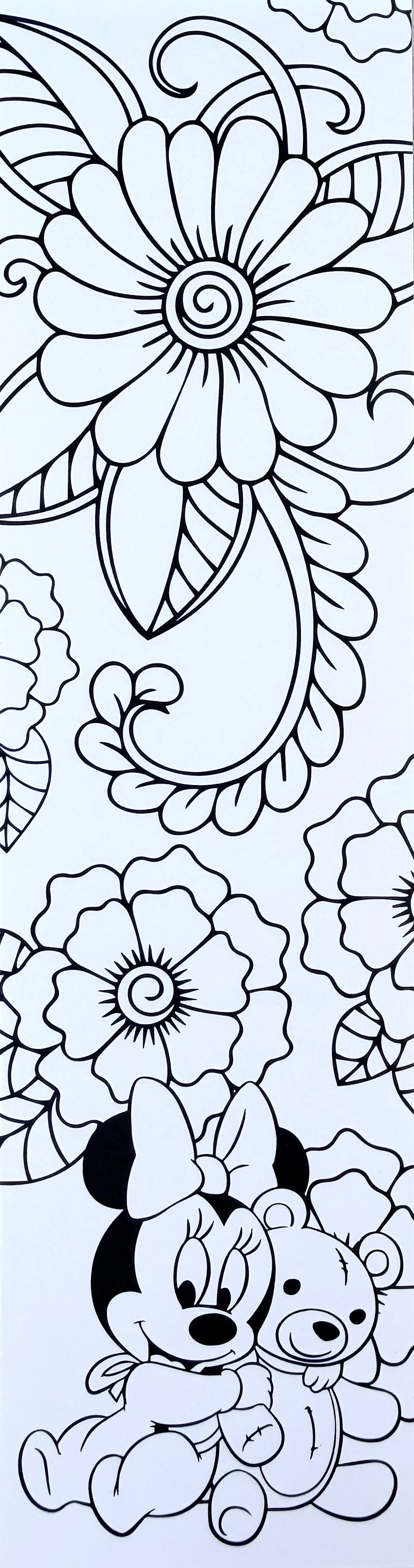 Bloc de 40 marque-pages à colorier - Babies