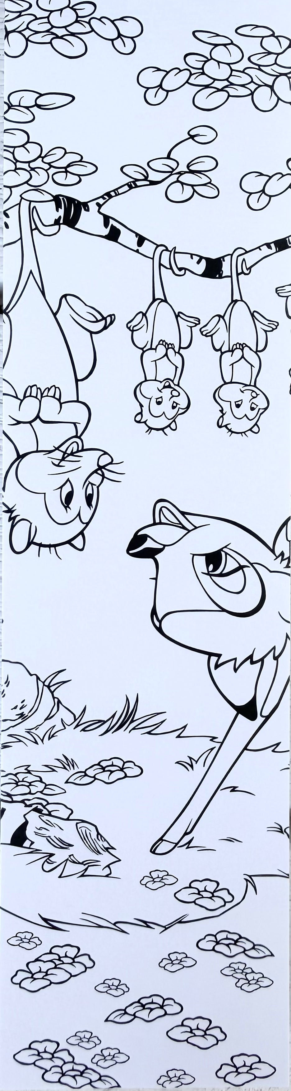Bloc de 40 marque-pages à colorier - Babies