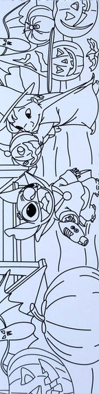 Bloc de 40 marque-pages à colorier - Stitch
