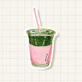 Sticker Matcha To Go
