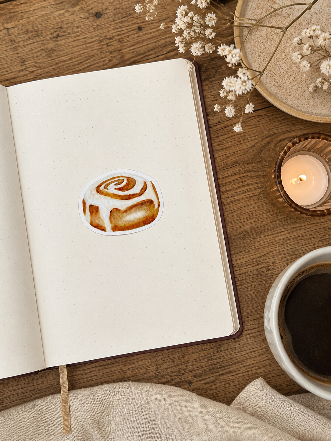 Sticker Cinnamon Roll