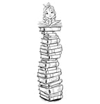 Bloc de 40 marque-pages à colorier - Petites Poupées
