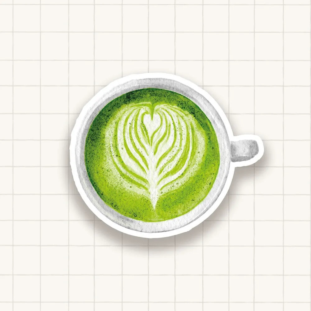 Sticker Matcha Latte