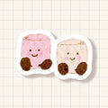 Sticker  Guimauves Kawaii