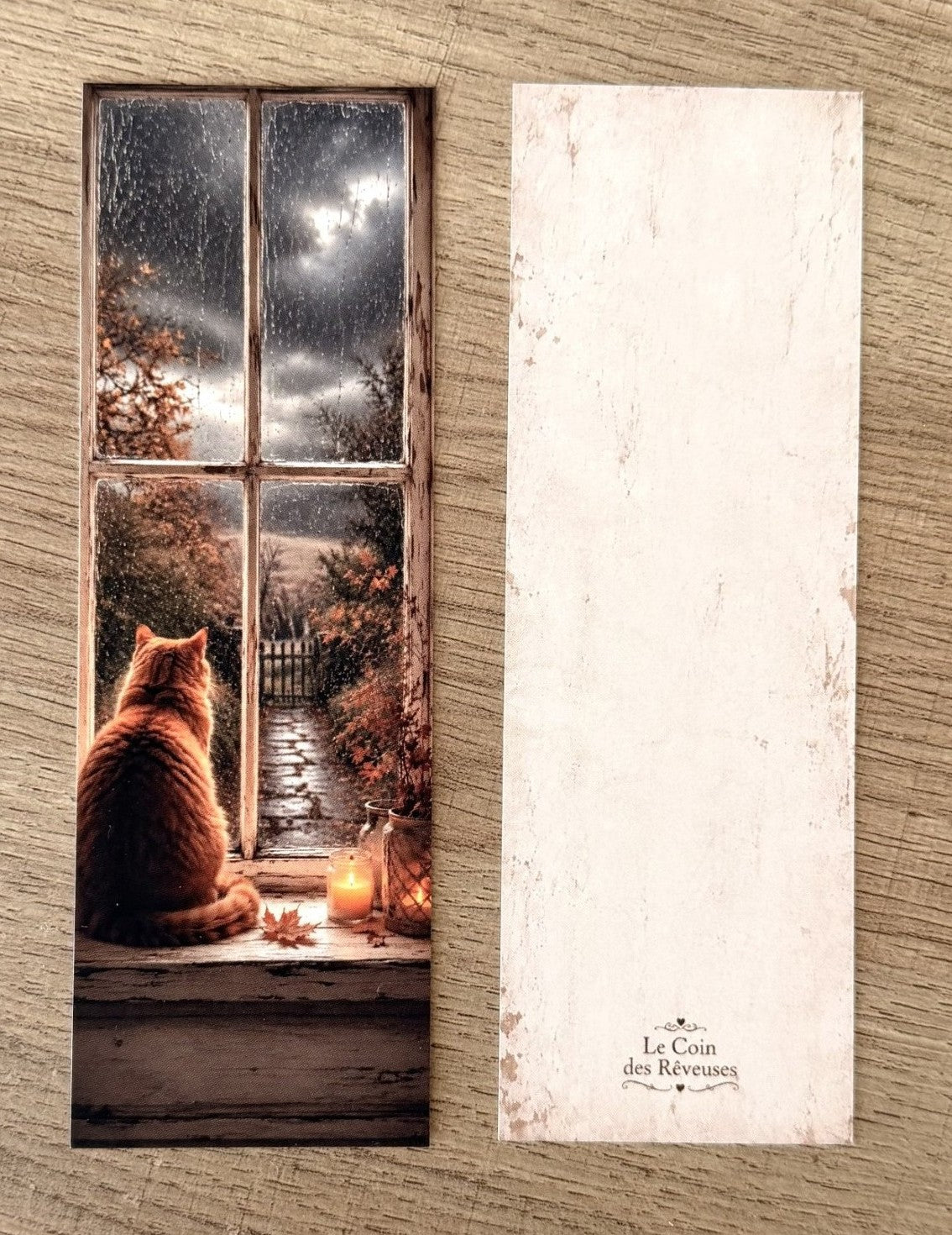 Marque-pages "Un jour de pluie"