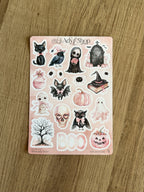 Lot de 5 planches de stickers - Halloween 🎃
