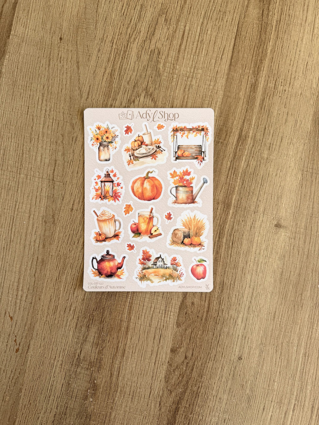Lot de planches de stickers - Autumn Vibes 🍂
