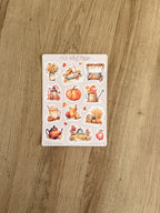 Lot de planches de stickers - Autumn Vibes 🍂