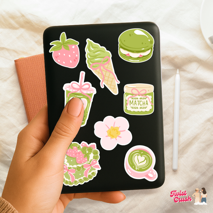 Stickers bookish - Pause Matcha