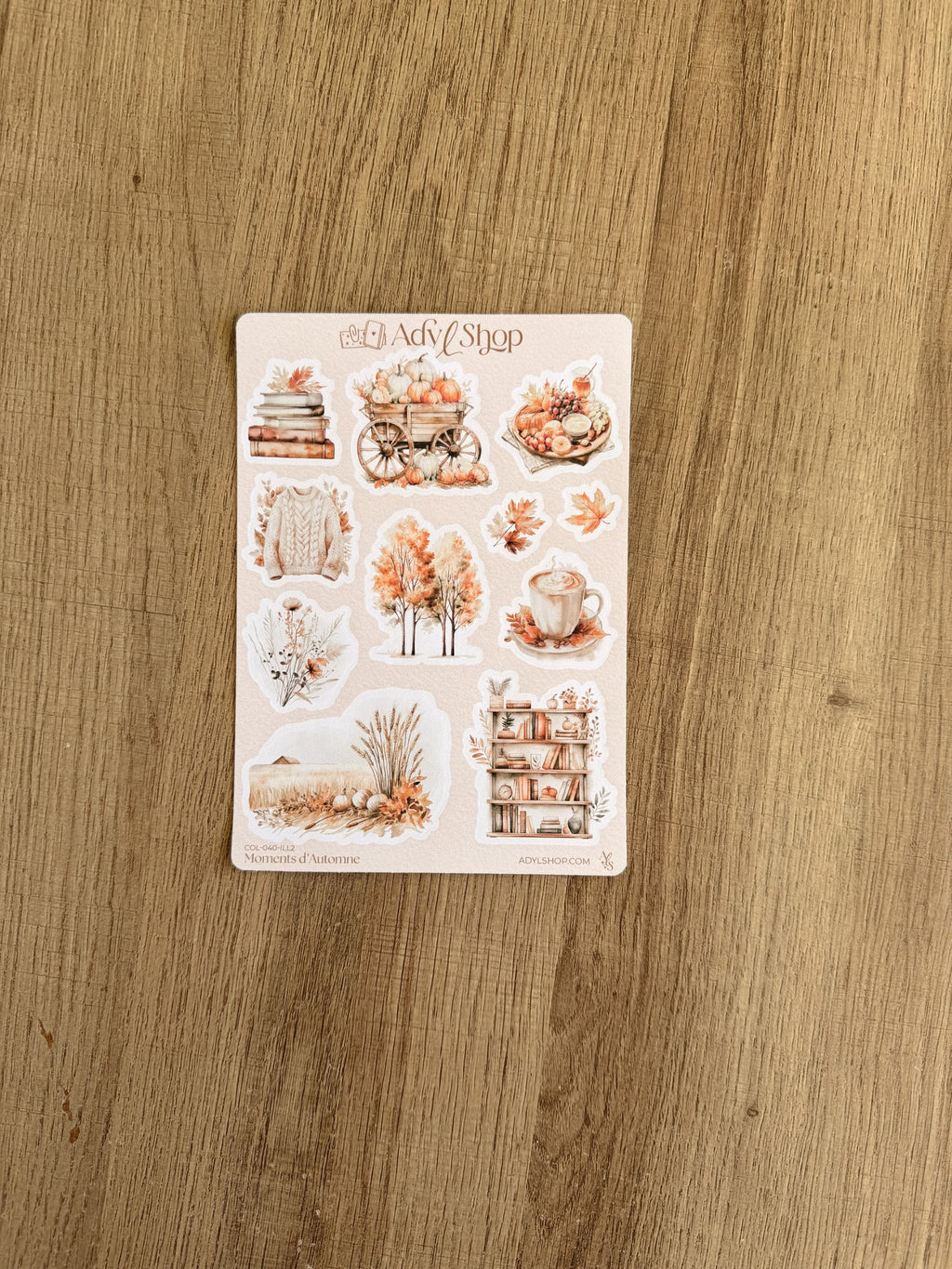 Lot de planches de stickers - Autumn Vibes 🍂