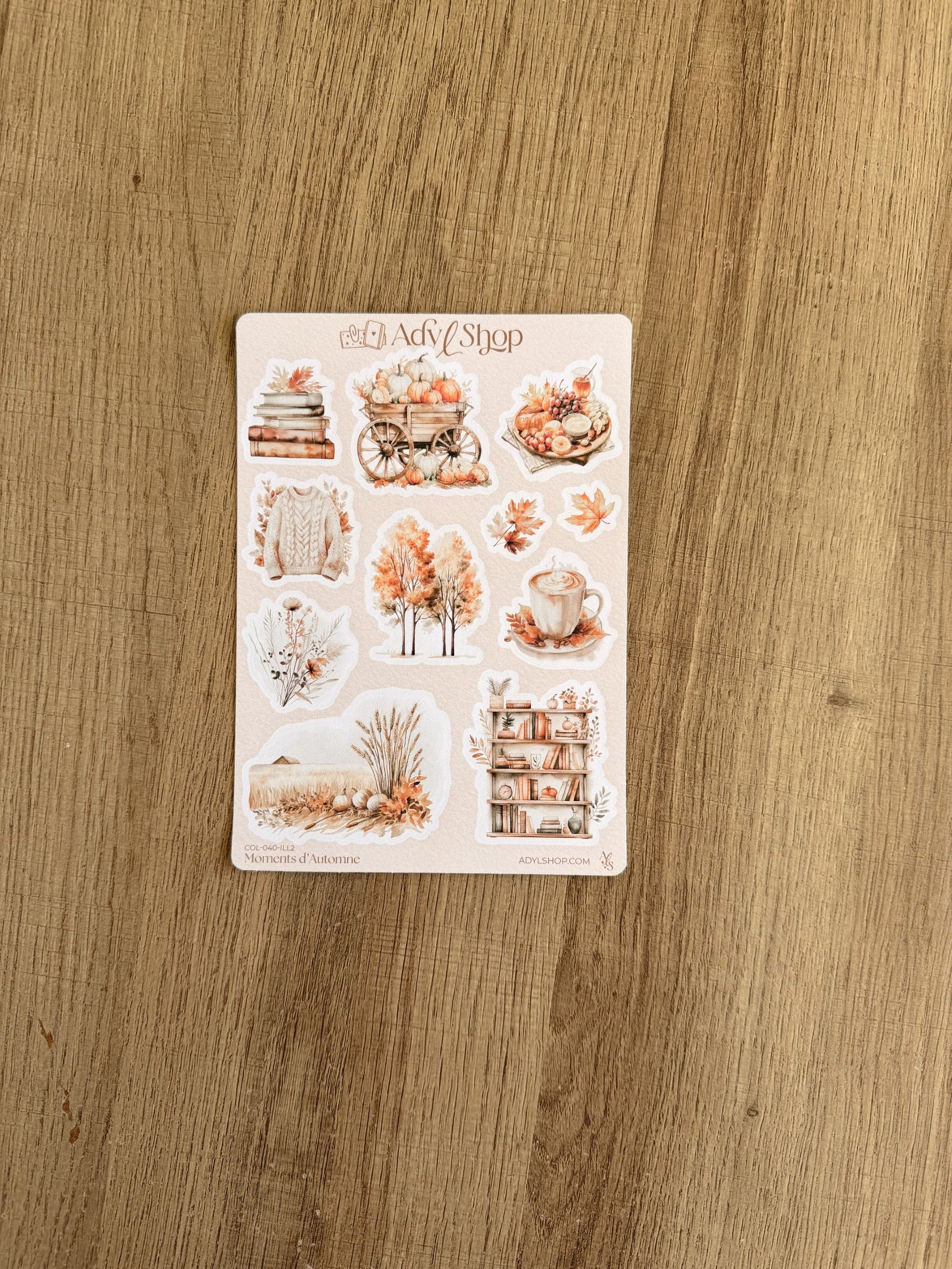 Lot de planches de stickers - Autumn Vibes 🍂
