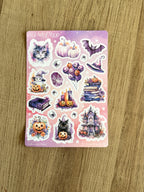Lot de 5 planches de stickers - Halloween 🎃