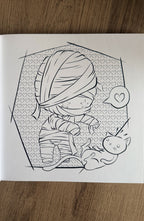 Livre de coloriage - Kawaï  Dark