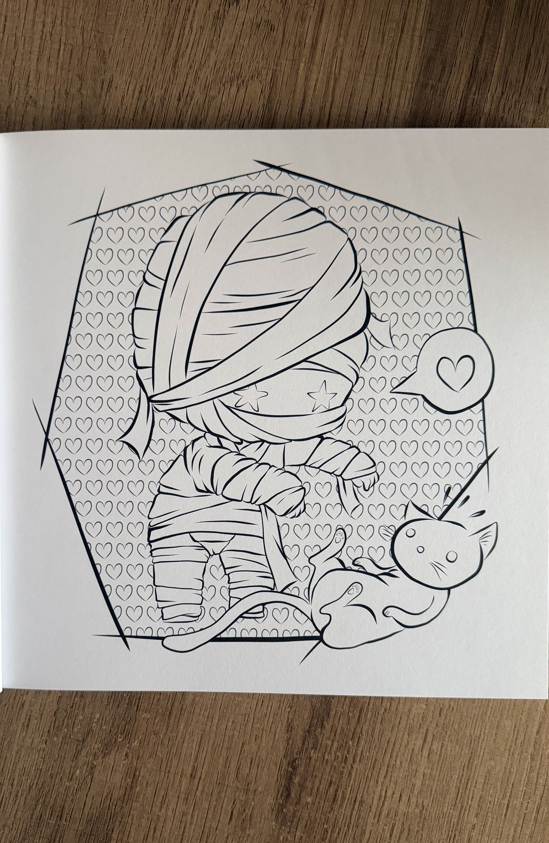 Livre de coloriage - Kawaï  Dark