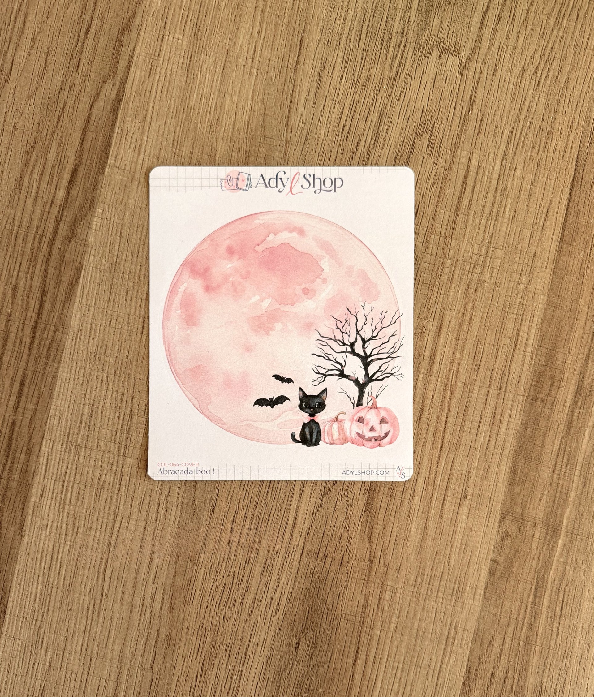 Lot de 3 fonds adhésifs - Journaling Halloween