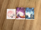 Lot de 3 fonds adhésifs - Journaling Halloween