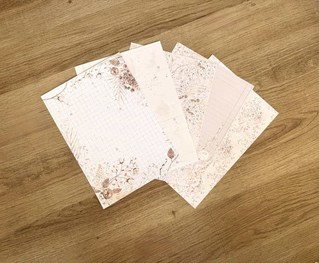 Papiers Scrapbooking - Rose poudré