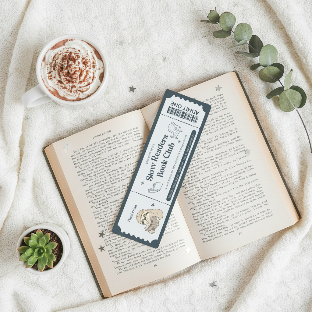 Marque-page Slow Reader - Sans logo