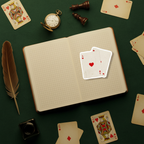 Sticker Cartes - Encrier sur la table